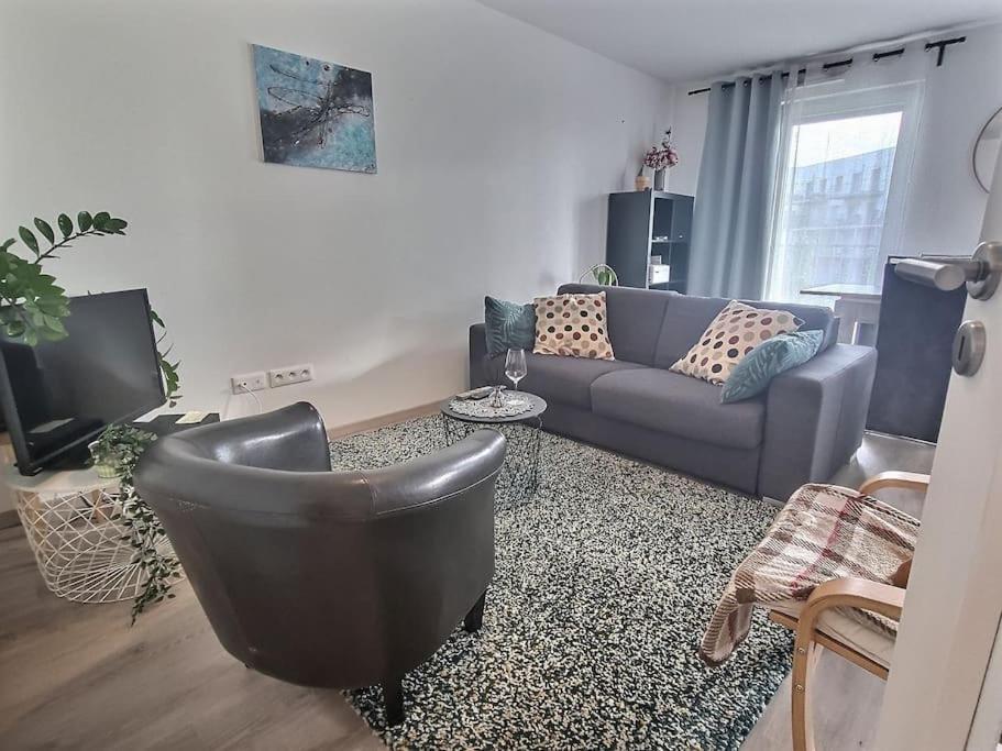 Superbe Appartement Avec 2 Balcons - Vue Sur La Cathedrale Environ 15 Min En Tram Strasburg Zewnętrze zdjęcie